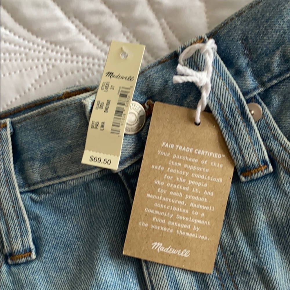 NWT Madewell Jeans Skirt Size 27 - Picture 4 of 8